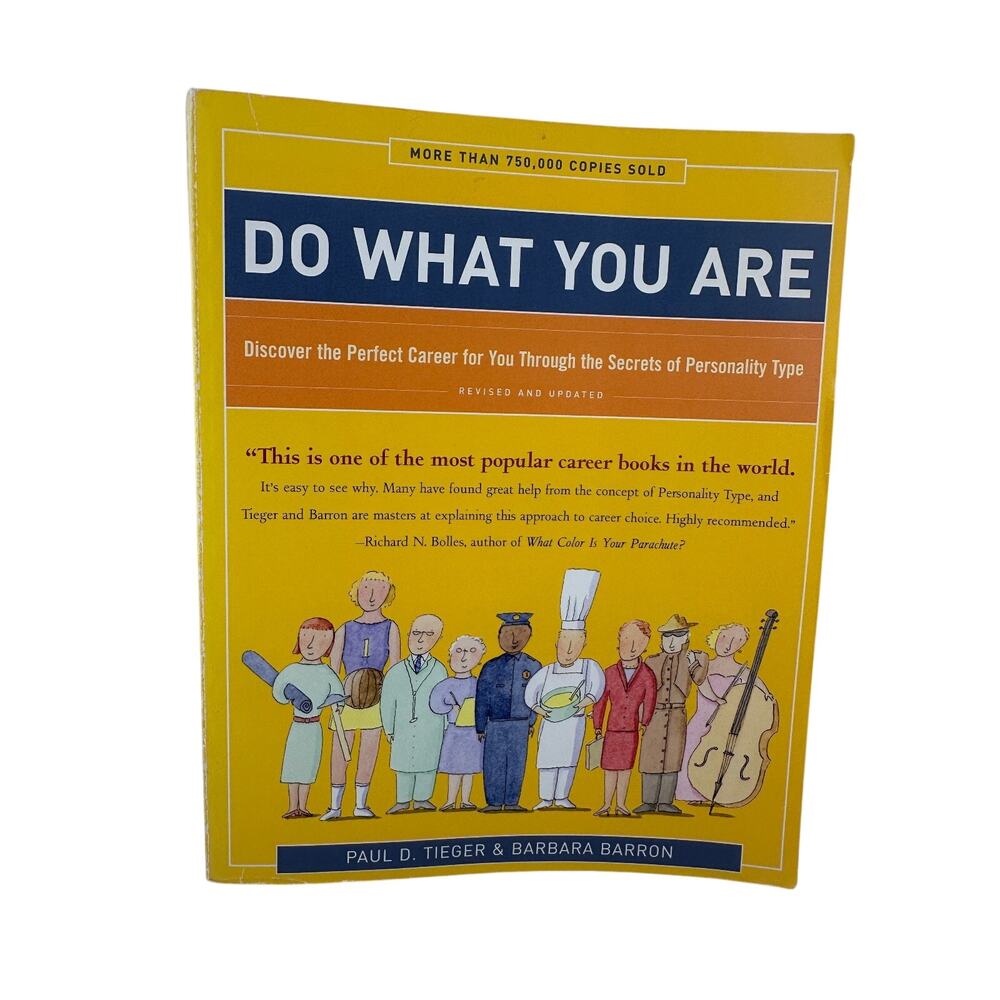 Do What You Are 4th Edition Tieger Barron Career Personality Book MBTI